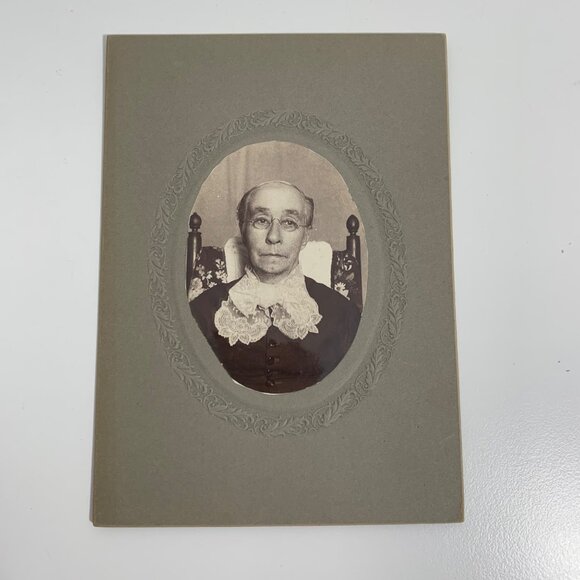 Antique Cabinet Card Photograph Collection Of 9 Women Age 30s-70s Portraits - Picture 5 of 16